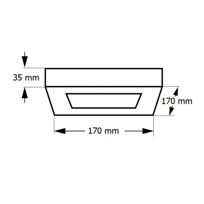 LED panel N/Z KNS5-12W 6500K