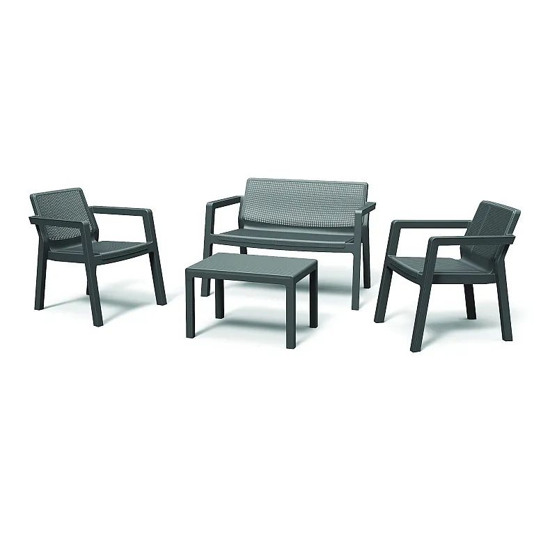 Baštenski set Emilly Patio bez jastuka, grafit CU 246589