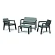 Baštenski set Emilly Patio bez jastuka, grafit CU 246589