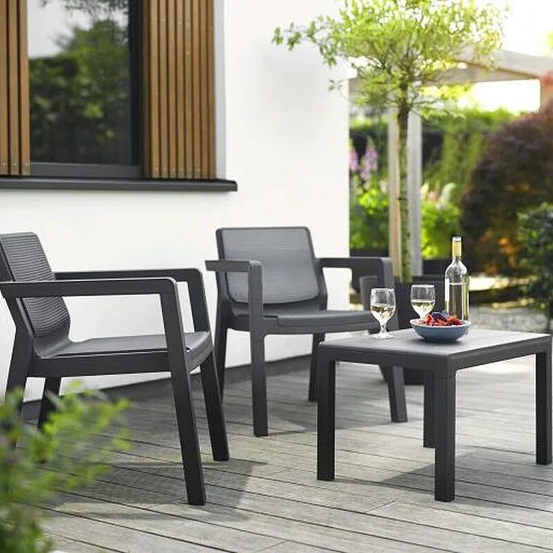 Baštenski set Emilly Patio bez jastuka, grafit CU 246589