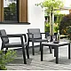 Baštenski set Emilly Patio bez jastuka, grafit CU 246589