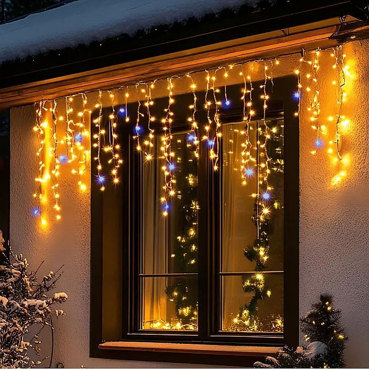 Svetleći niz sa 300 toplo belih LED dioda 5m KKF300D5M