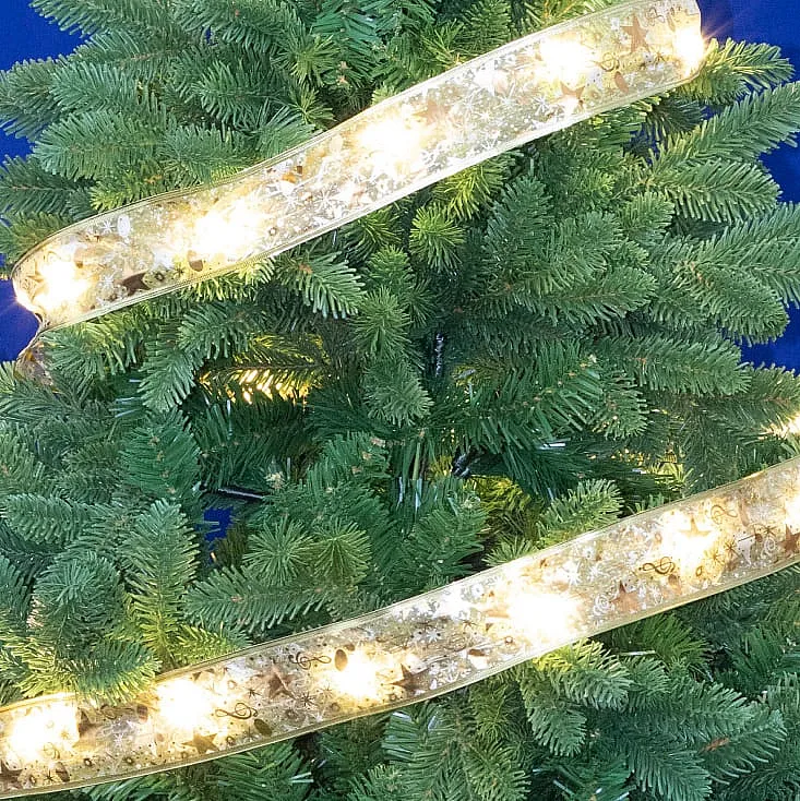 LED svetleći niz zlatna traka sa 100 LED dioda RLS10WW