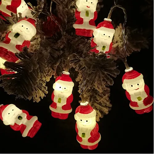 LED svetleći niz "deda mrazevi" 1.65m ML-C1013