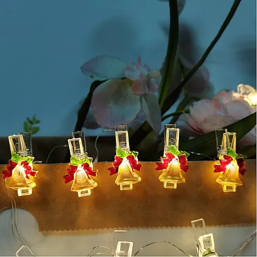 LED svetleći niz štipaljke "zvončići" 0.9m ML-C3014