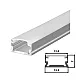 Set aluminijumski profil za LED trake 2m 13.2x7 LPR-510/2-SET