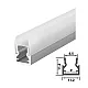 Aluminijumski profil za LED trake 1m, za police LPR-008/1-SET