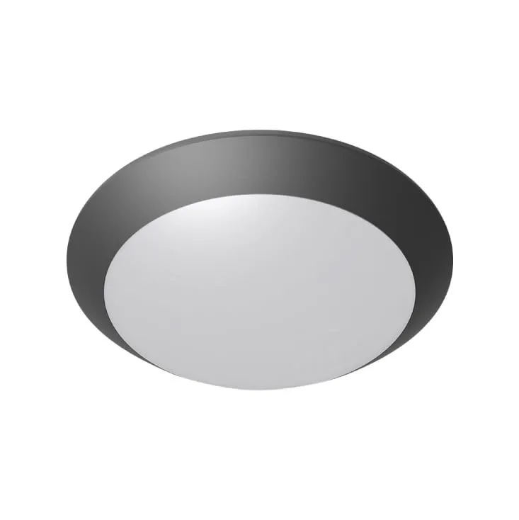 Braytron tamno siva plafonjera 1xE27 sa senzorom BG37-30712