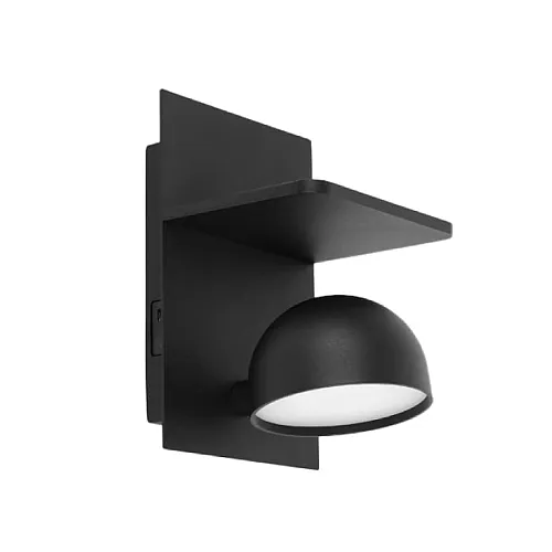 Zidna lampa 7W 3000K crna dimabilna