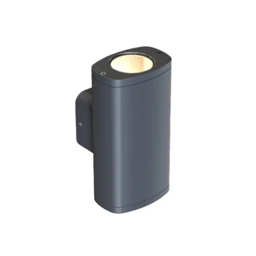 Zidna lampa 2xGU10 IP54 crna