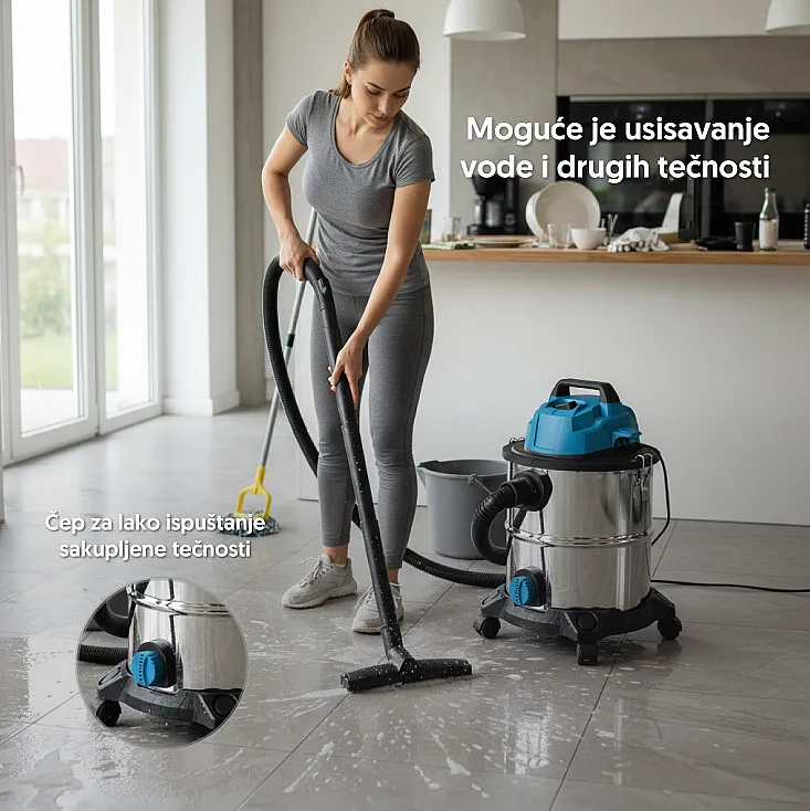 Usisivač za suvo i mokro usisavanje 20l 1400W USM3214-20
