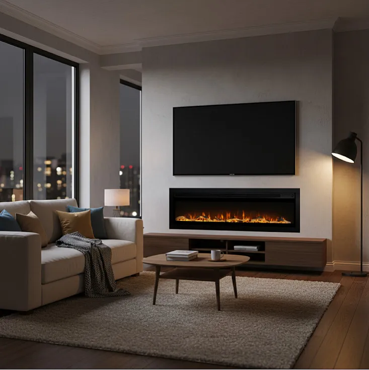 Prosto električni 50" 2u1 multikolor kamin 2000W EK503T/L