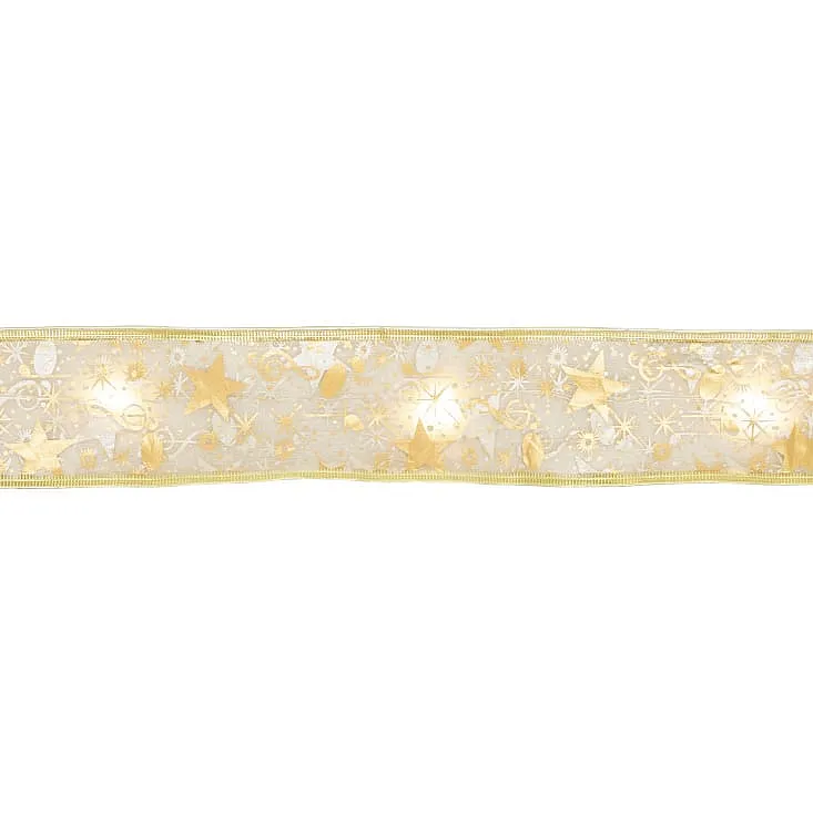 LED svetleći niz zlatna traka sa 100 LED dioda RLS10WW