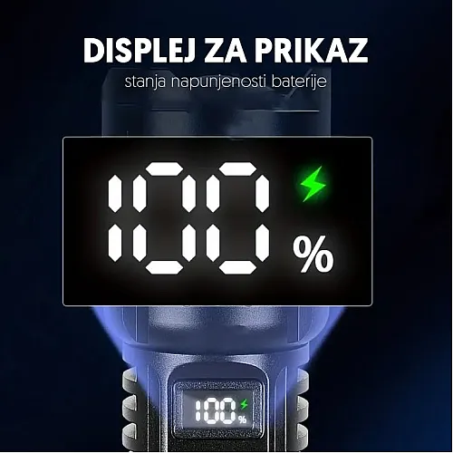 Ručna LED lampa sa WHITE LASER LED tehnologijom PL1143D