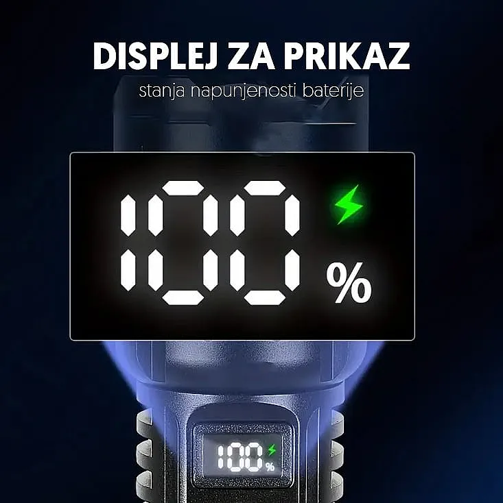 Ručna LED lampa sa WHITE LASER LED tehnologijom PL1143D