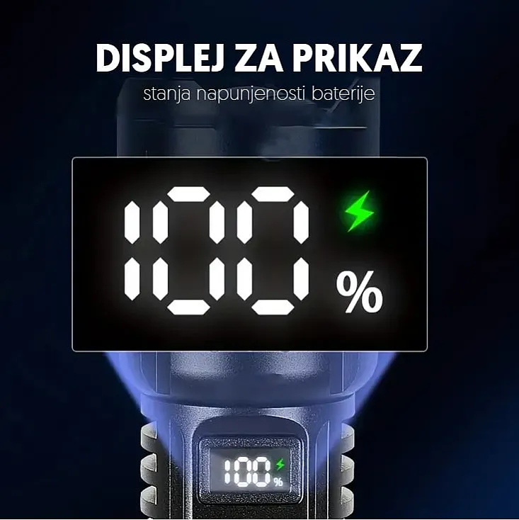 Ručna LED lampa sa WHITE LASER LED tehnologijom PL1143D