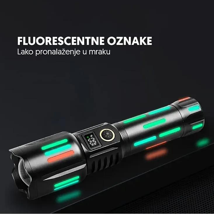 Ručna LED lampa sa WHITE LASER LED tehnologijom PL1143D