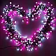 Lampice za jelku sa 100 roze i belih LED dioda 10m ML-C2021