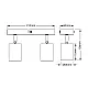 Osram bela spot lampa 2xGU10 4099854587641E