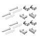 Set aluminijumski profil za LED trake 2m 15.5x6.7 LPR-610/2-SET