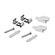 Set aluminijumski profil za LED trake 1m 21.7x6.7 LPR-618/1-SET