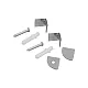 Set aluminijumski profil za LED trake 1m 15.8x15.8 LPR-601/1-SET