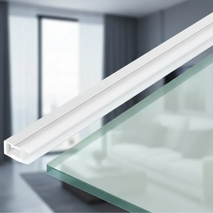 Aluminijumski profil za LED trake 1m, za police LPR-008/1-SET