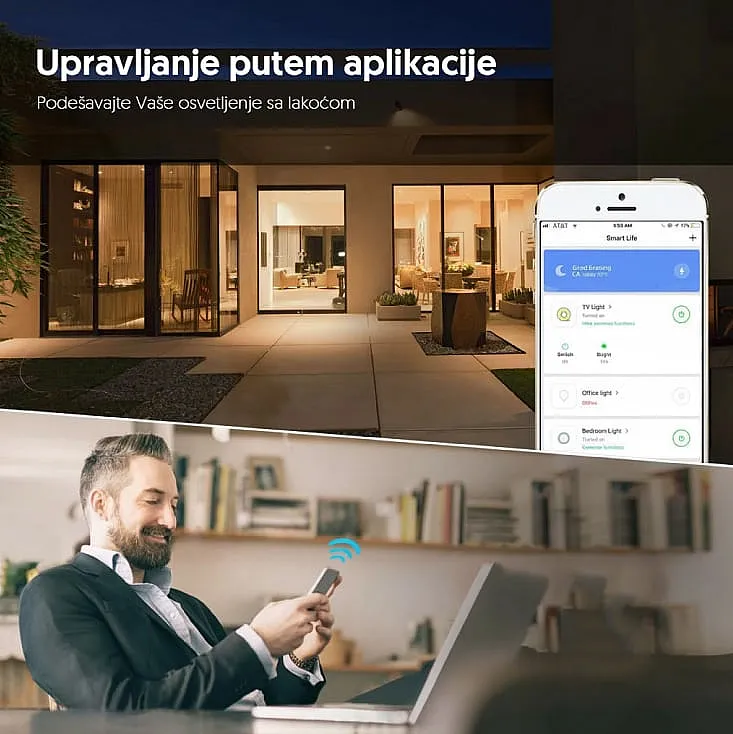 Wi-Fi smart LED dimer 216W KON-WFT-DIM