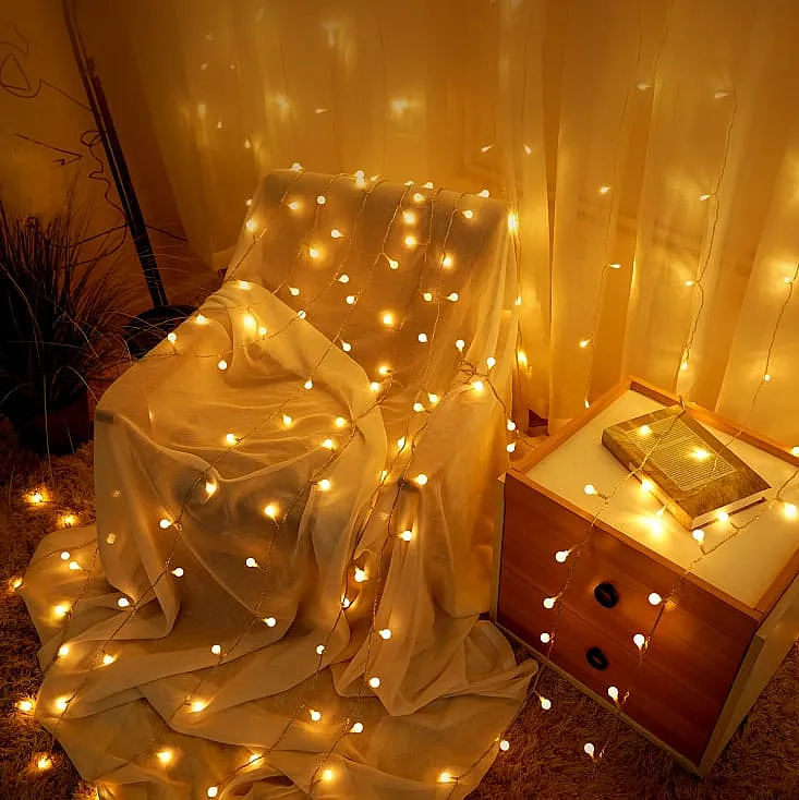 Lampice za jelku sa 200 toplo belih LED dioda 20m ML-C20092