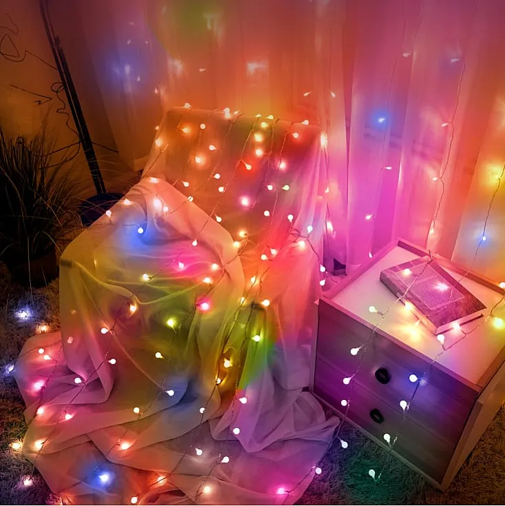 Lampice za jelku sa 200 višebojnih LED dioda 20m ML-C20112