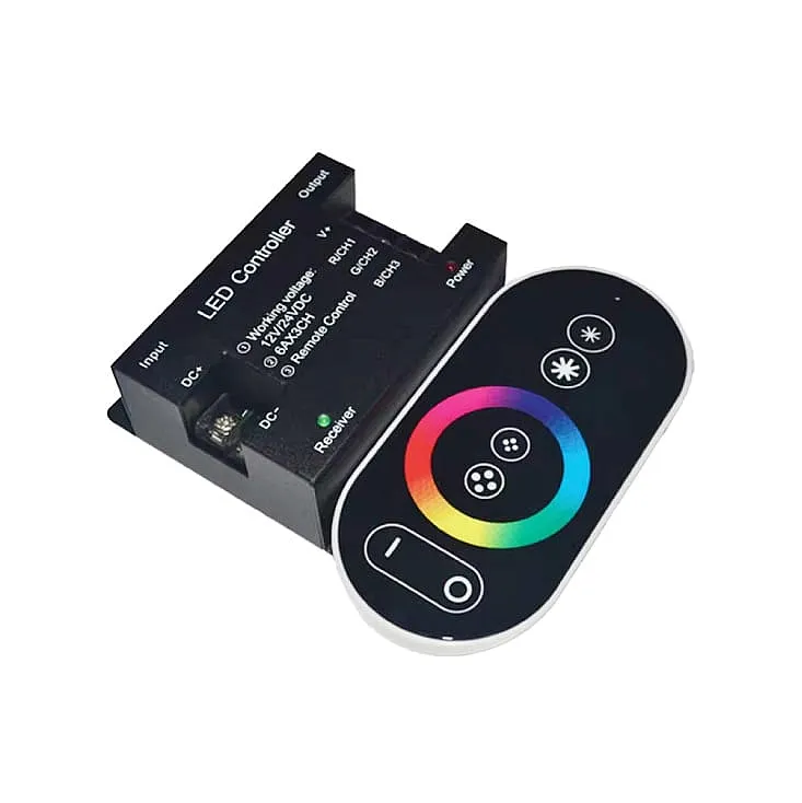 Kontroler za RGB LED trake, touch daljinski 216W