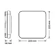 Osram LED plafonjera sa senzorom 12W 3000K IP20