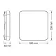 Osram LED plafonjera sa senzorom 24W 3000K IP20