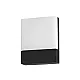 Zidna LED lampa 10W 3000K IP65 crna