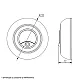 Zidna LED lampa sa senzorom 20/15/10W CCT IP65