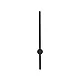 Crna zidna LED lampa 12W 3000K IP20