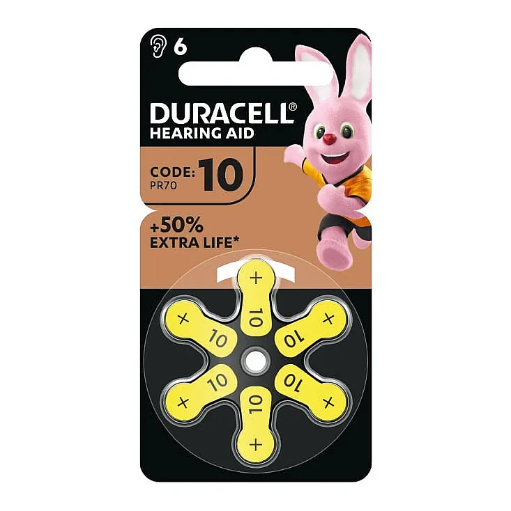 Duracell baterije za slušni aparat Aid 10 DUR-HA10/BP6