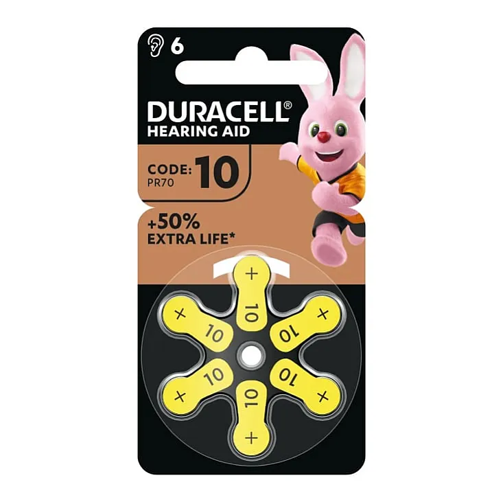 Duracell baterije za slušni aparat Aid 10 DUR-HA10/BP6