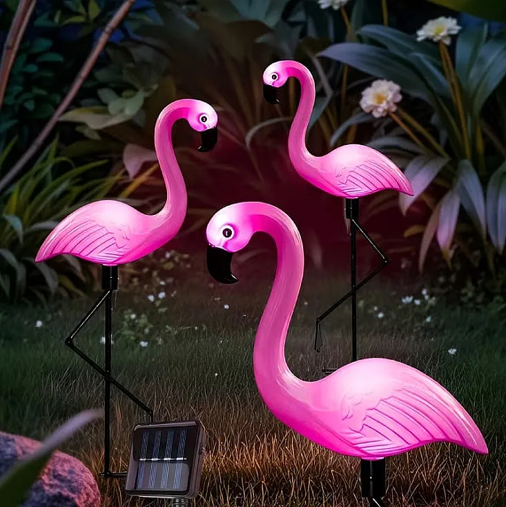 Solarna baštenska lampa "flamingo" - 3 kom. 13489-11422