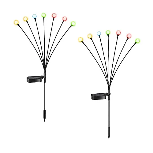 Solarna RGB baštenska lampa - 2 kom. 8 LED 13489-11426