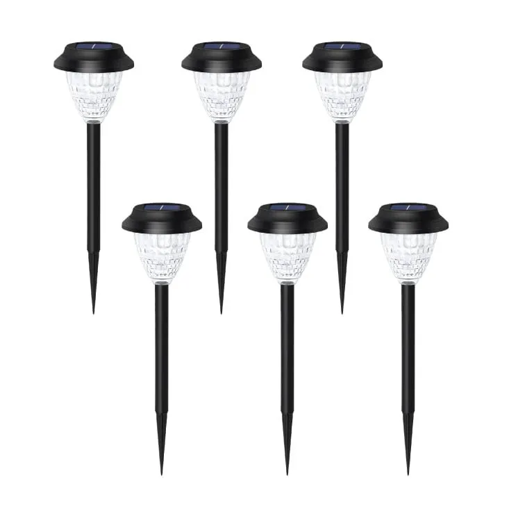 Solarna RGB+toplo bela baštenska lampa - 6 kom. 16834-11834