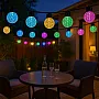 LED svetleći niz 9m, 20 RGB kugli 13501-11451