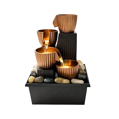 Mini sobna fontana 11.5x10x16.5cm L11GOLD