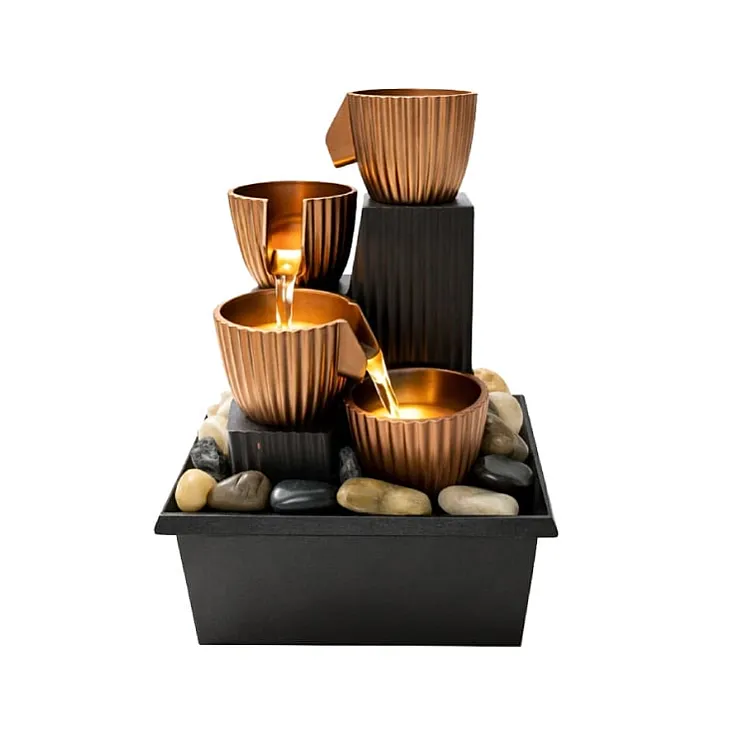 Mini sobna fontana 11.5x10x16.5cm L11GOLD