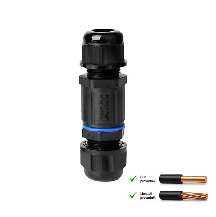Kablovska I spojnica 3P, 250V/16A, 0.5-1.5mm2 IP68 CNP20-3P