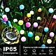 Solarna RGB baštenska lampa - 2 kom. 8 LED 13489-11426