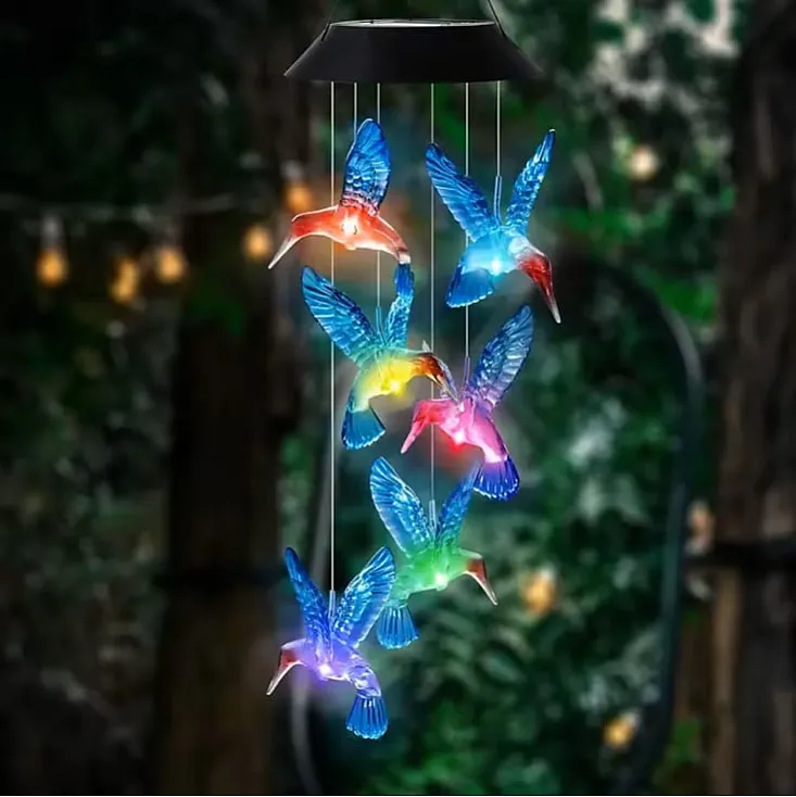Viseća solarna RGB LED lampa "ptičice" 11421 13489-11421