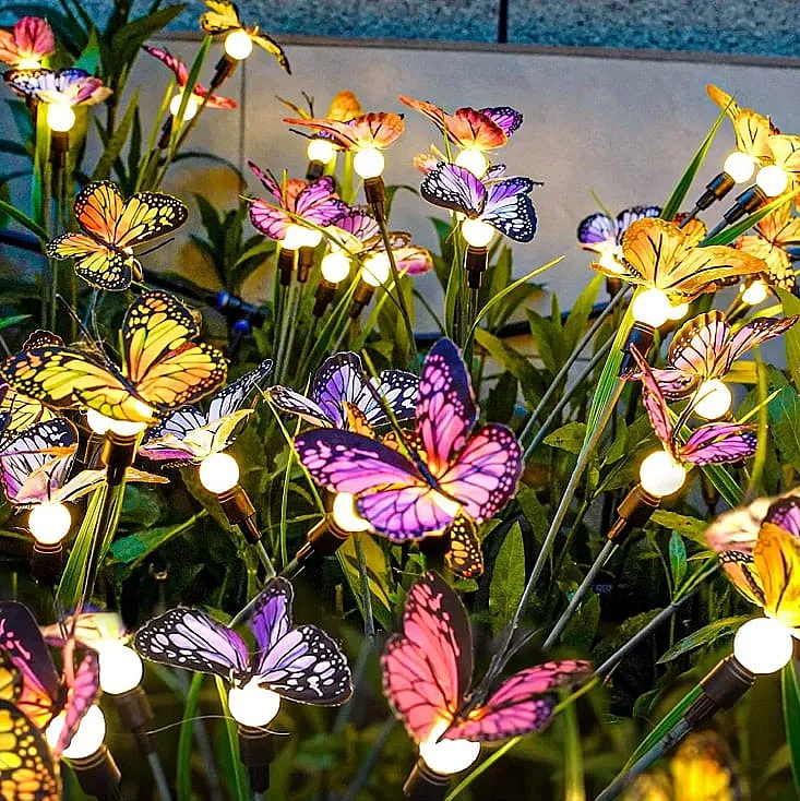 Solarna baštenska lampa - 4 kom. 6 LED 13501-11501