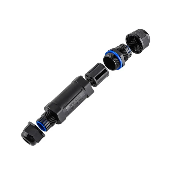 Kablovska I spojnica 3P, 250V/16A, 0.5-2.5mm2 IP68 CNP25-3P