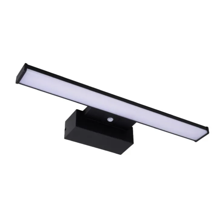 Zidna LED lampa 6W sa senzorom 4000K crna